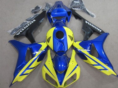 Kits Carenatura Moto Iniezione CBR 1000 RR 2006-2007 - Blu Giallo