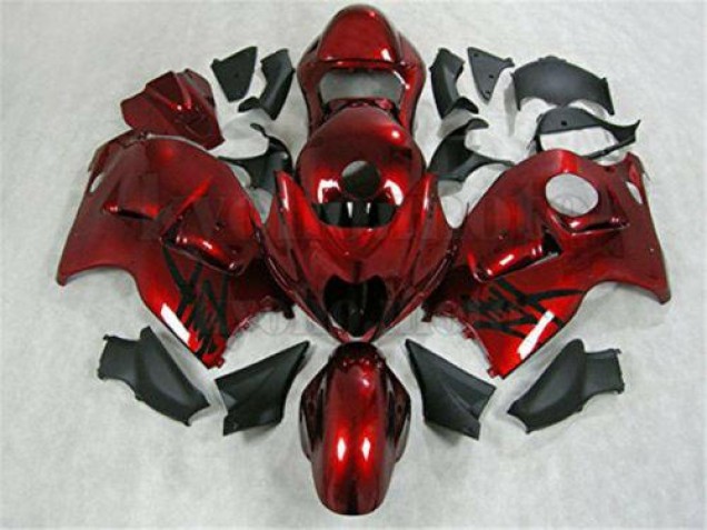 Kits Carenatura Moto Iniezione GSXR 1300 Hayabusa 1996-2007 - Rosso Nero Kits Carenatura Moto Iniezione GSXR 1300 Hayabusa 1996-2007 - Rosso Nero