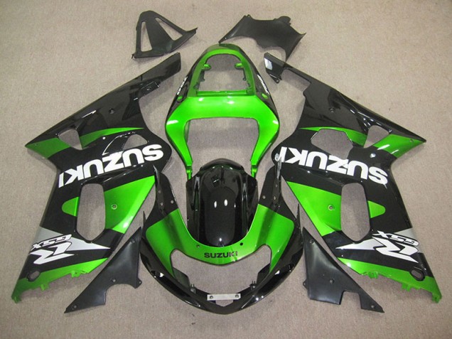 Kits Carenatura Moto Iniezione GSXR 600 K1 K2 K3 2001-2003 - Nero Verde Kits Carenatura Moto Iniezione GSXR 600 K1 K2 K3 2001-2003 - Nero Verde