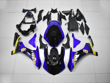 Kits Carenatura Moto Iniezione R1 2015-2019 - Blu Nero