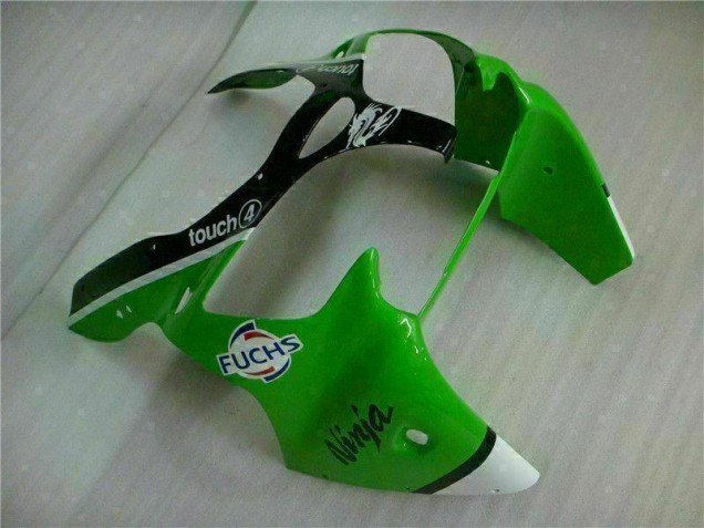 Kits Carenatura Moto Iniezione ZX6R 2000-2002 - Verde Nero
