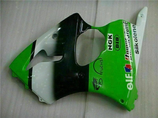 Kits Carenatura Moto Iniezione ZX6R 2000-2002 - Verde Nero