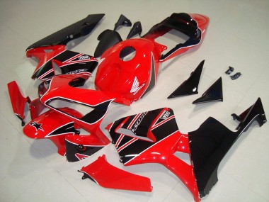 Kits Carenatura Motocicletta Completo ABS CBR 600 RR 2003-2004 - Rosso Nero