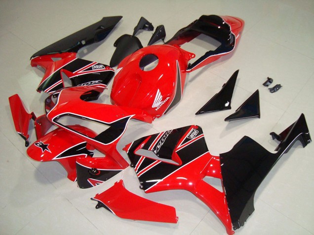 Kits Carenatura Motocicletta Completo ABS CBR 600 RR 2003-2004 - Rosso Nero Kits Carenatura Motocicletta Completo ABS CBR 600 RR 2003-2004 - Rosso Nero