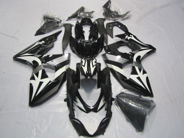 Kits Carenatura Motocicletta Completo ABS GSXR 1000 K9 2009-2016 - Nero Bianco Kits Carenatura Motocicletta Completo ABS GSXR 1000 K9 2009-2016 - Nero Bianco