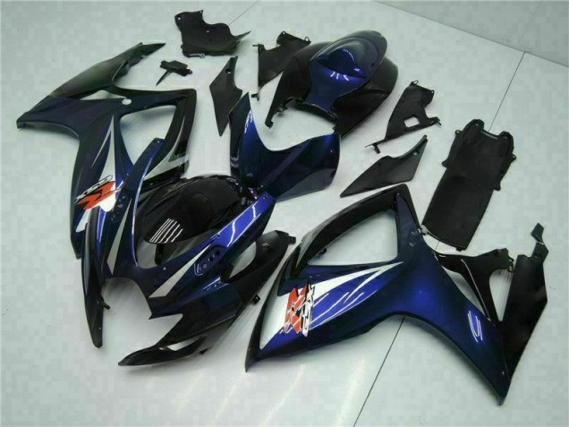 Kits Carenatura Motocicletta Completo ABS GSXR 600 / 750 K6 2006-2007 - Nero Blu Kits Carenatura Motocicletta Completo ABS GSXR 600 / 750 K6 2006-2007 - Nero Blu