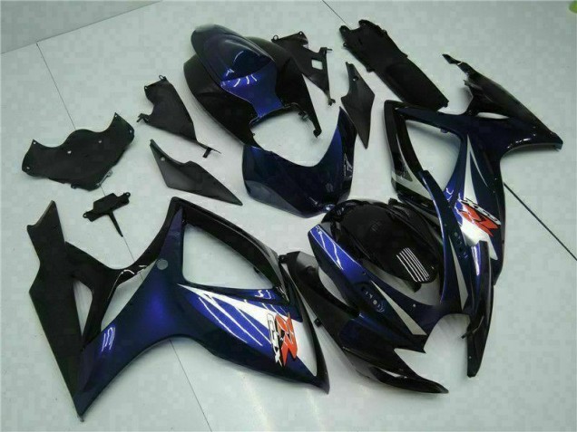 Kits Carenatura Motocicletta Completo ABS GSXR 600 / 750 K6 2006-2007 - Nero Blu Kits Carenatura Motocicletta Completo ABS GSXR 600 / 750 K6 2006-2007 - Nero Blu