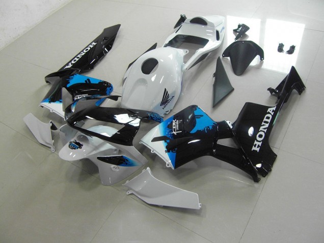 Kits Carene Moto CBR 600 RR 2003-2004 - Bianco Nero Blu Kits Carene Moto CBR 600 RR 2003-2004 - Bianco Nero Blu