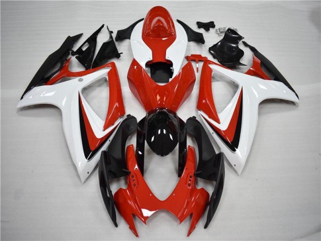 Kits Carene Moto Completa GSXR 600 / 750 K6 2006-2007 - Rosso Nero Kits Carene Moto Completa GSXR 600 / 750 K6 2006-2007 - Rosso Nero