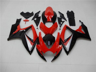 Kits Carene Moto GSXR 600 / 750 K6 2006-2007 - Rosso Nero