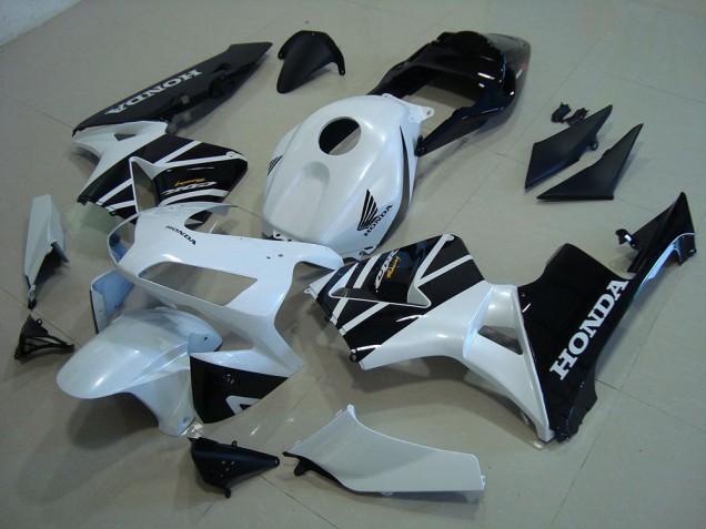 Kits Carene Moto & Plastica Moto CBR 600 RR 2003-2004 - Bianco Nero Kits Carene Moto & Plastica Moto CBR 600 RR 2003-2004 - Bianco Nero