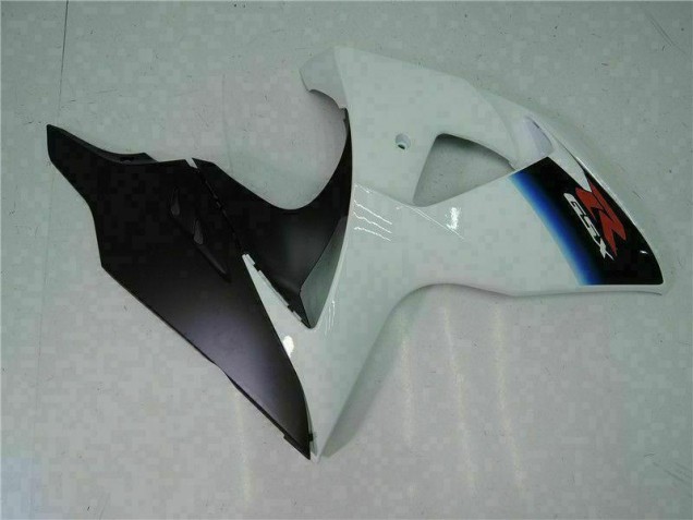 Plastica Moto GSXR 1000 K9 2009-2016 - Bianco Nero Plastica Moto GSXR 1000 K9 2009-2016 - Bianco Nero