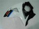 Plastica Moto GSXR 1000 K9 2009-2016 - Bianco Nero Plastica Moto GSXR 1000 K9 2009-2016 - Bianco Nero