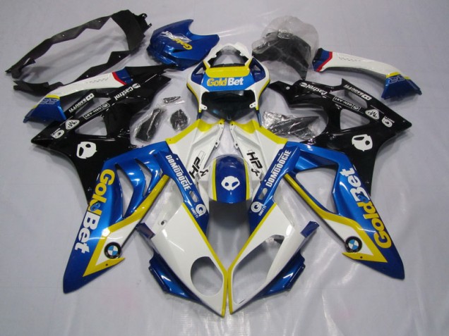 Plastica Moto S1000RR 2009-2014 - Blu Bianco GoldBet